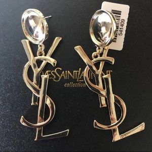 ysl earrings men